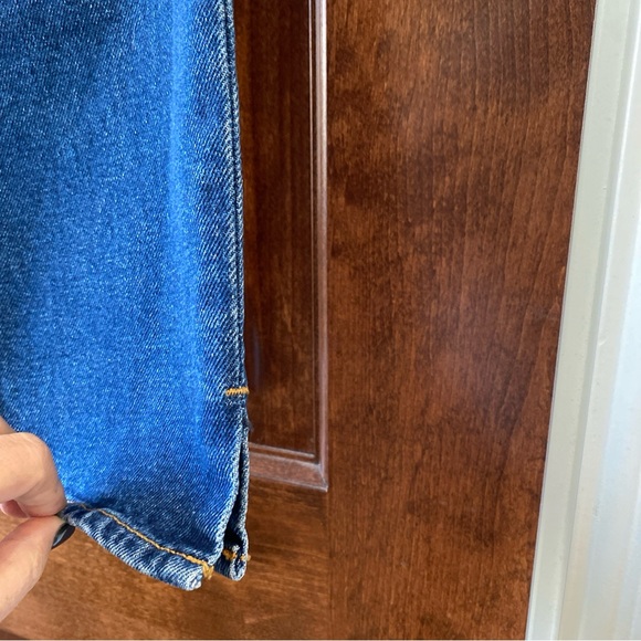 ASKK NY Mid Rise Straight with side slit hem Jeans In Resin Sz 27 NWT MSRP $210 - Picture 7 of 11